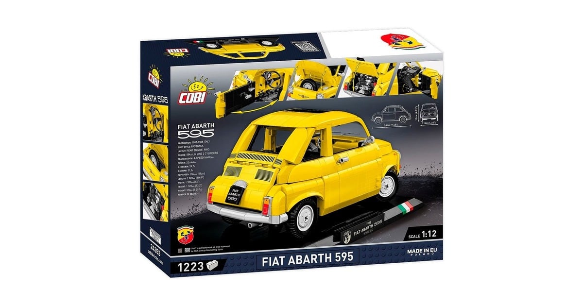 COBIFiat 500 Abarth Executive Edition Constructiespeelgoed  (Schaal 1:12)