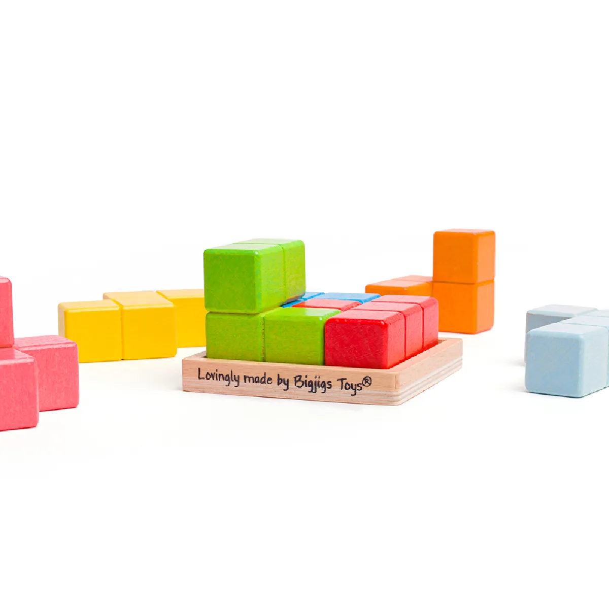Bigjigs Toys Lock-a-Cube