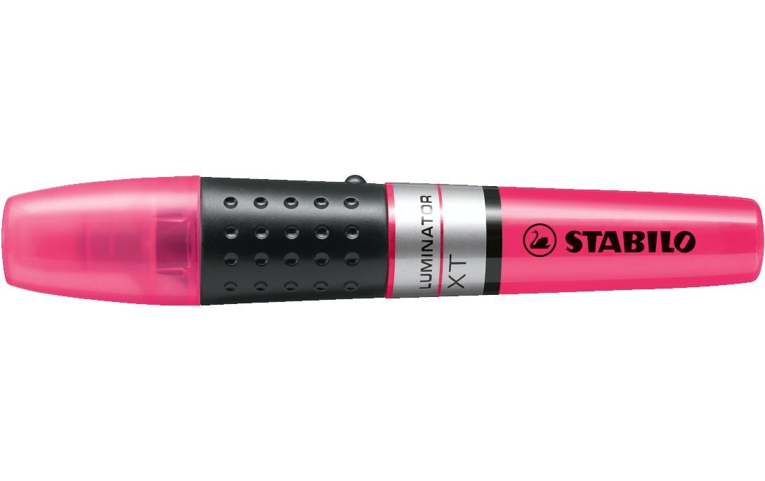 Textmarker Luminator Pink, 5 StückLeuchtmarker mit Keilspitze