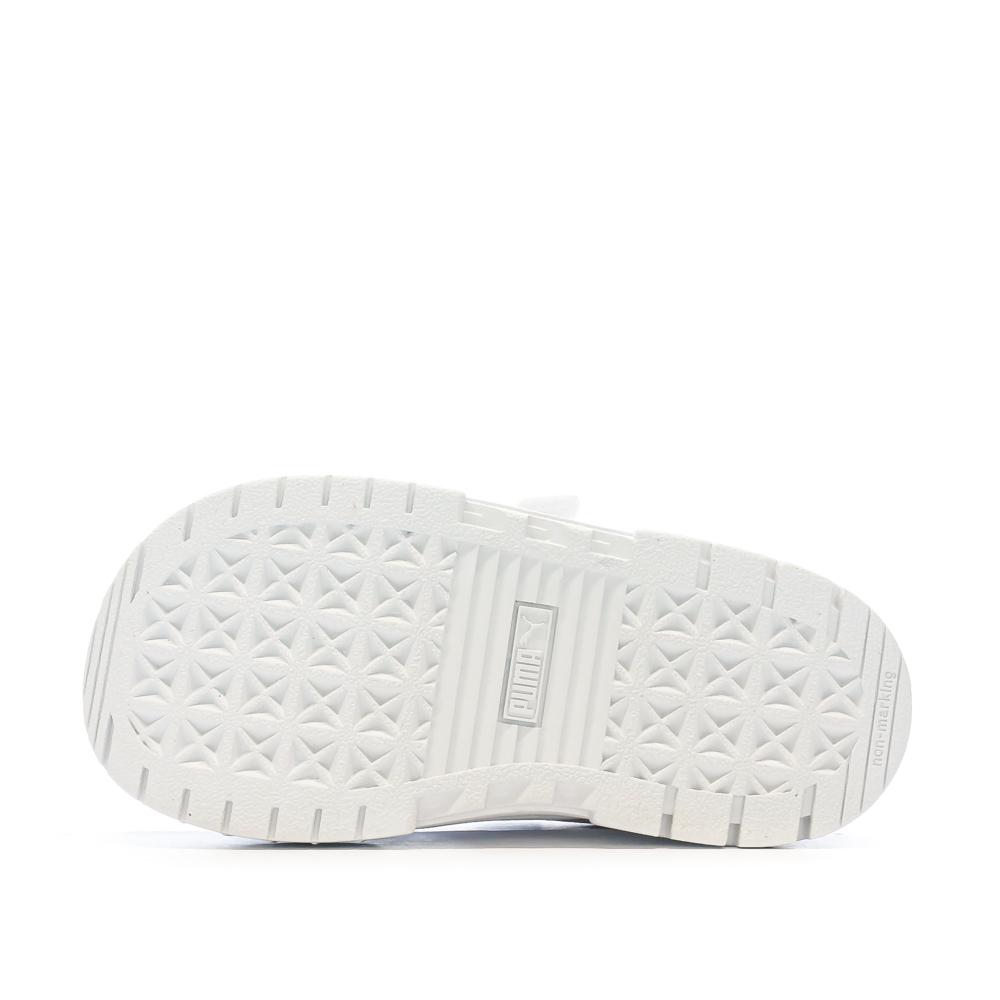 Puma Baskets Blanc/Rose/Bleu Fille Puma Mayze Sweater