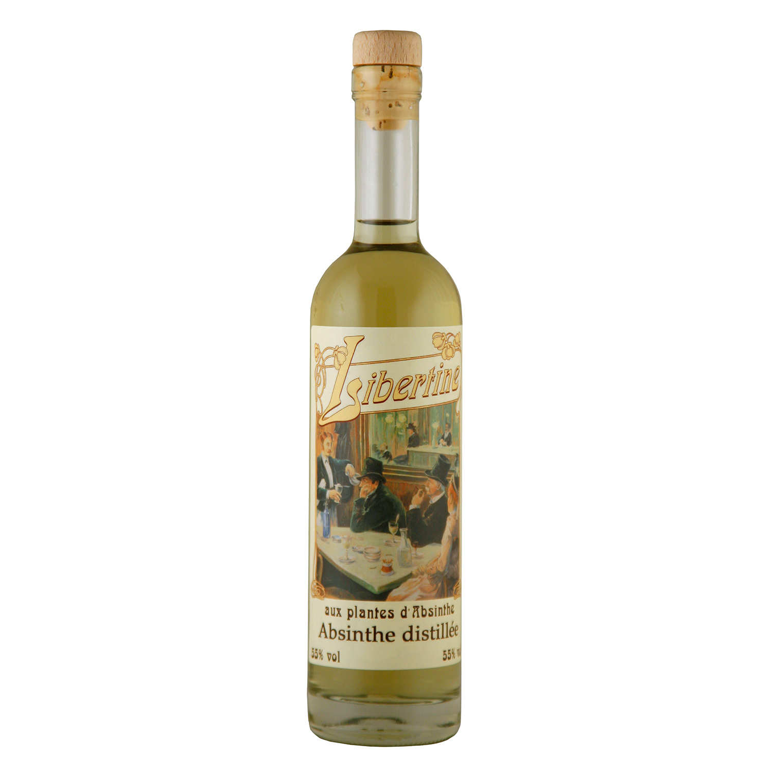 Libertine originale - spiritueux aux plantes d'absinthe - 55%