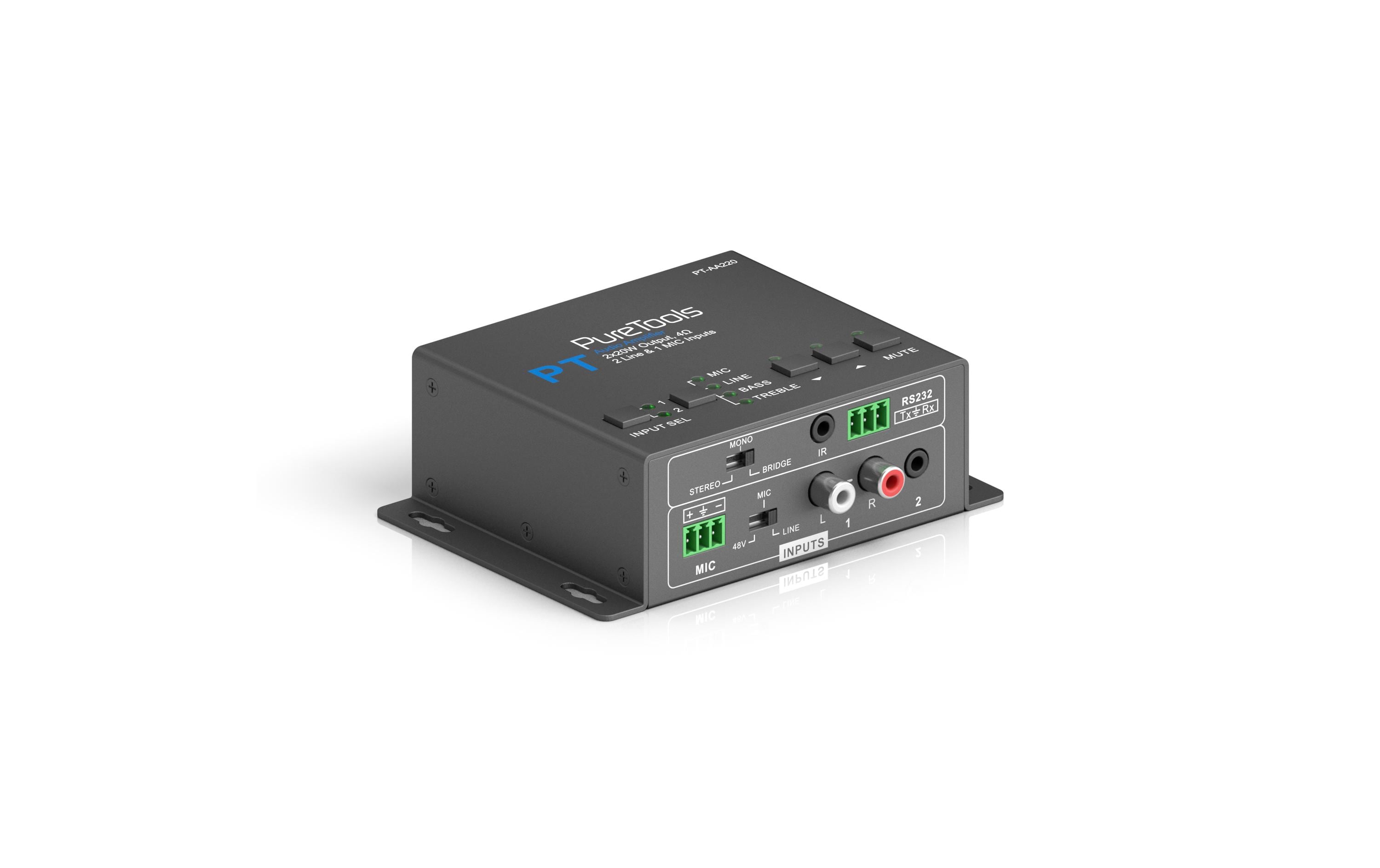 Audioverstärker PT-AA220 2x20W Class-D<br>2x20W Class-D Audioverstärker