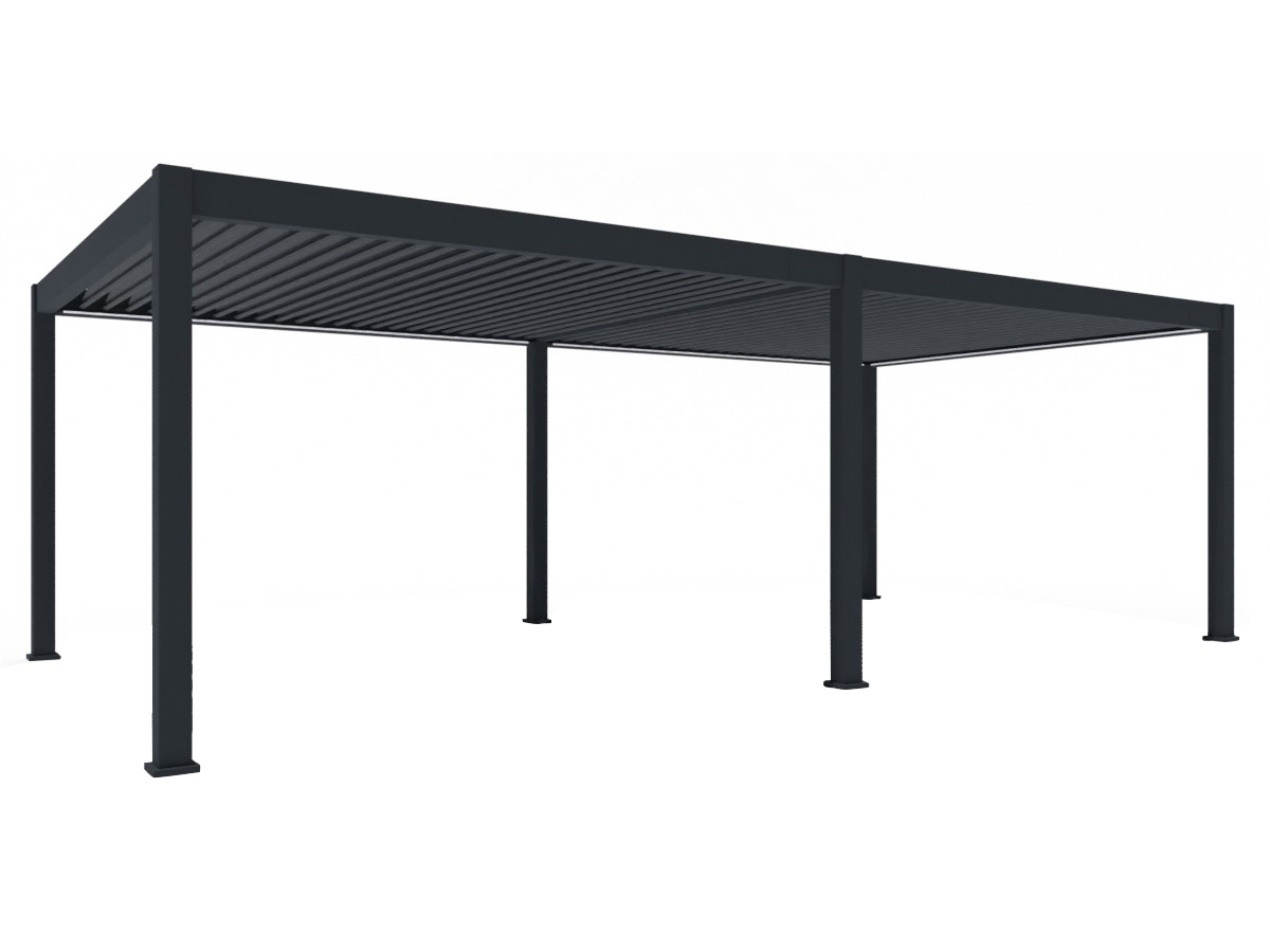 Orion Premium 400x800cm elektrische LED overkapping - antraciet