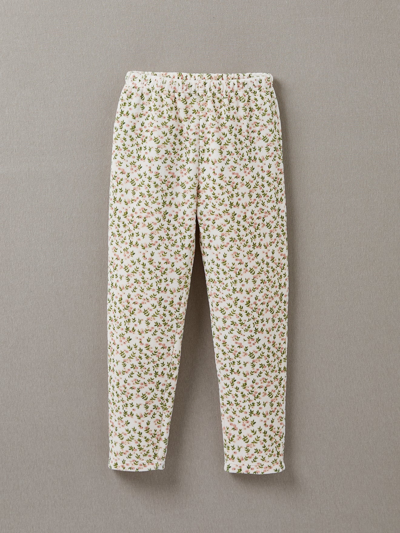 Pyjama velours Fille imprimé Myrtille
