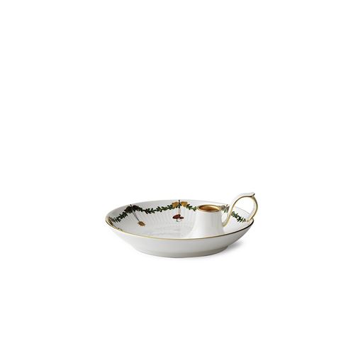 Royal Copenhagen Stjerne Riflet Jul Lysestage