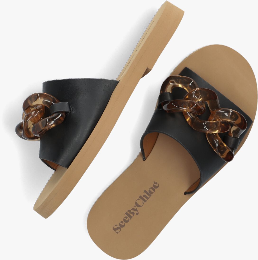SEE BY CHLO\u00C9 zwarte see by chlo&eacute; slippers mahe