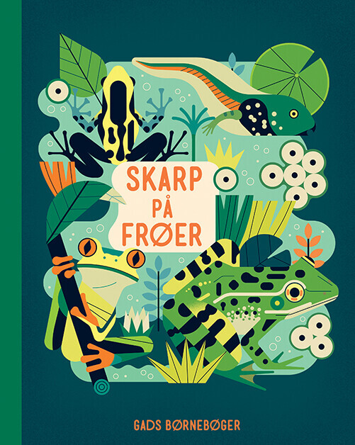 Skarp På Frøer - Owen Davey - Bog