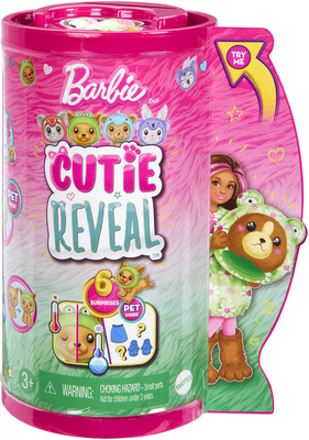 Barbie Cutie Reveal Chelsea Dukke Puppy-Frog