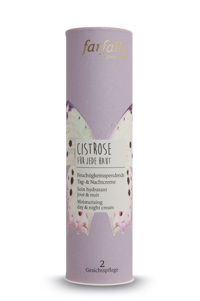 Farfalla Feuchtigkeitsspendende Tag- und Nachtcreme Creme Cistrose 30 ml