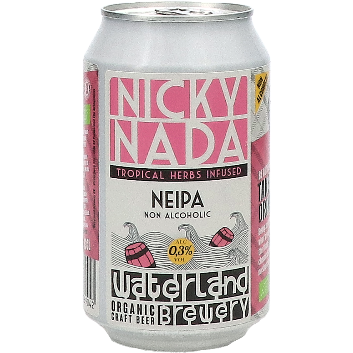 Waterland Nicky Nada NEIPA Alcoholarm 33 cl