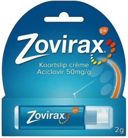 Zovirax Koortslipcrème Pomp 2 Gram