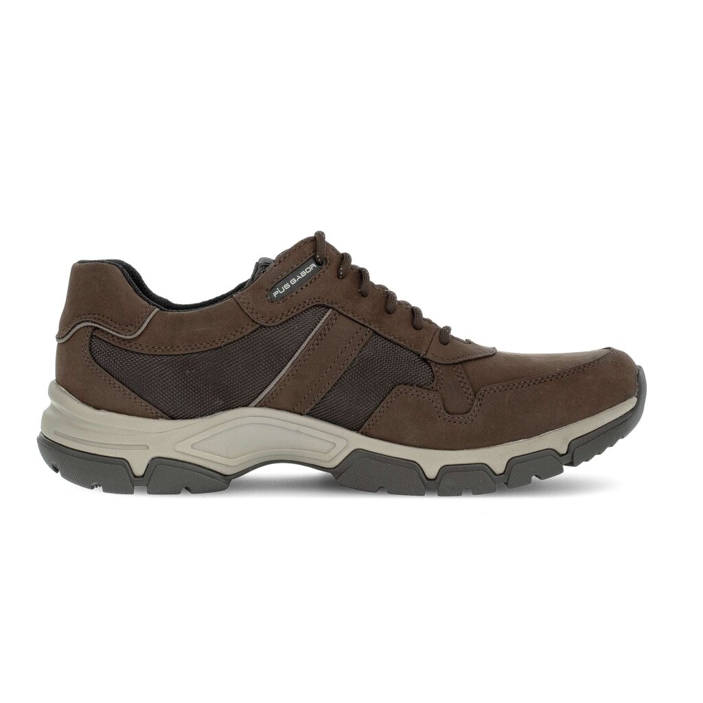 Lage sneaker bruin
