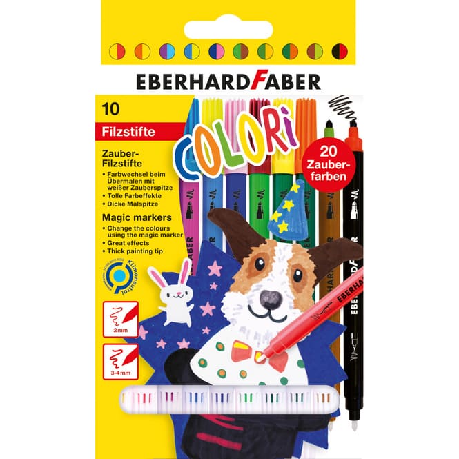 Eberhard Faber - Zauber-Filzstifte - 10 Stück