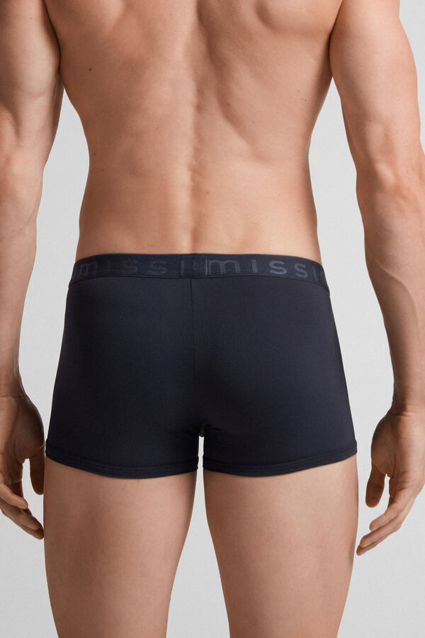 Cuecas boxer de microfibra com logotipo