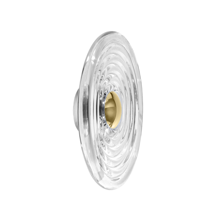 Tom Dixon Press wandlamp LED large Ø35 transparant