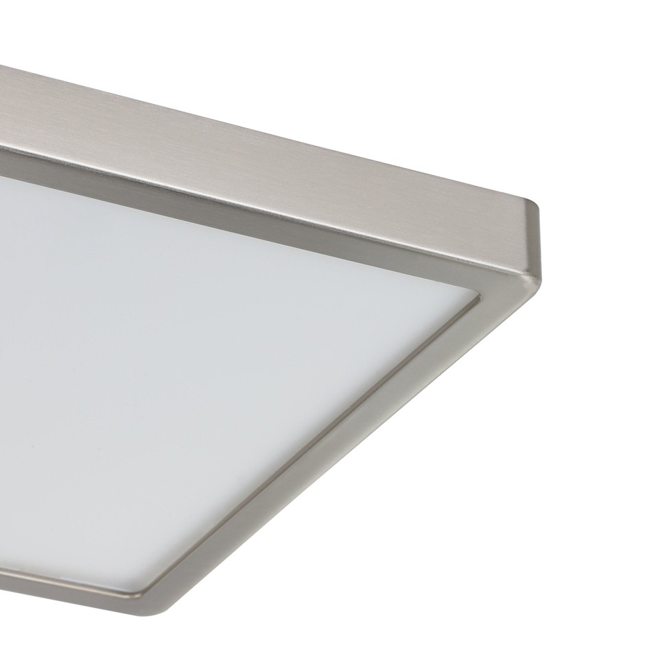EGLO - Fueva-Z plafond børstet stål 28,5x28,5 - TW - Zigbee, Bluetooth