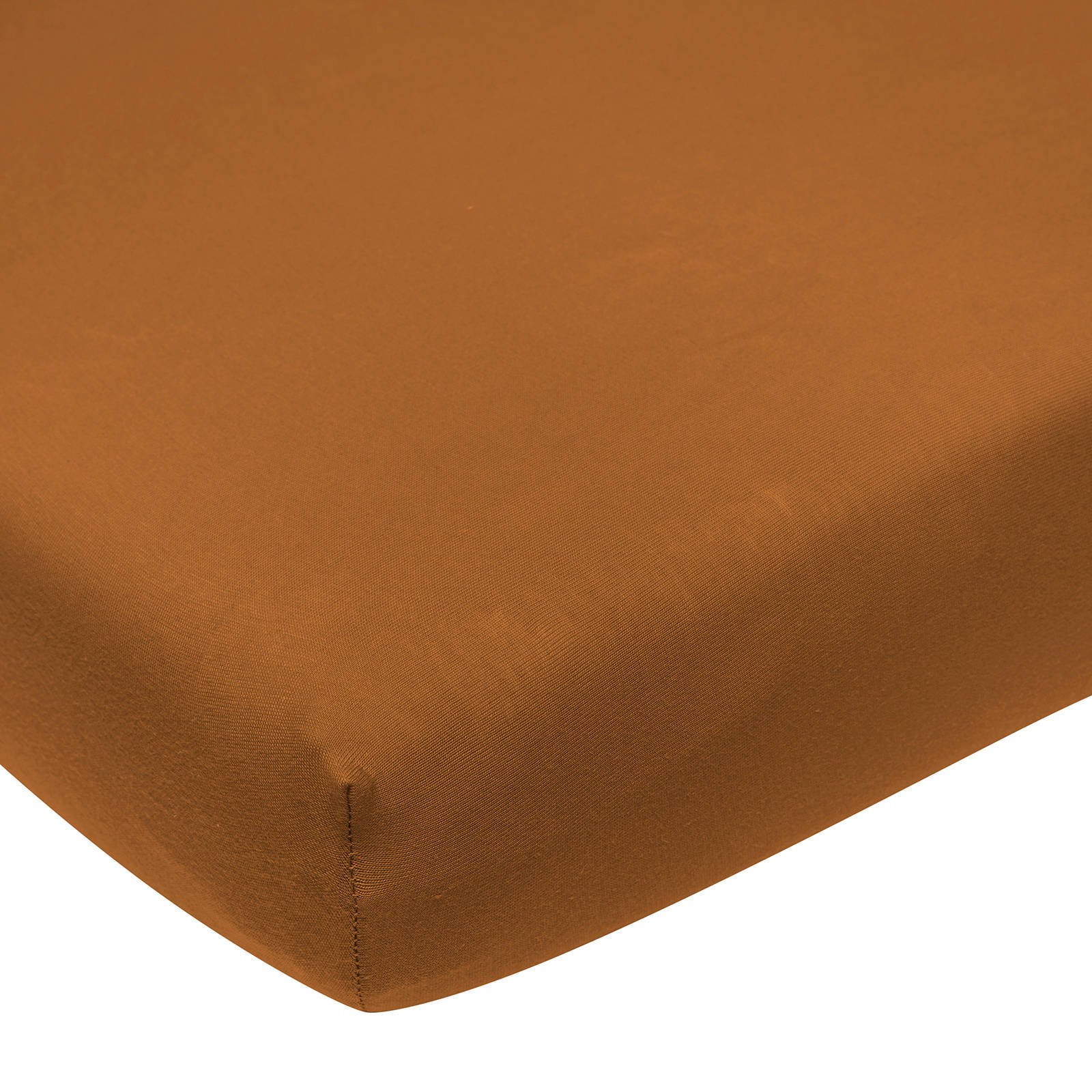 Meyco katoenen jersey hoeslaken wieg 40x80/90 cm camel
