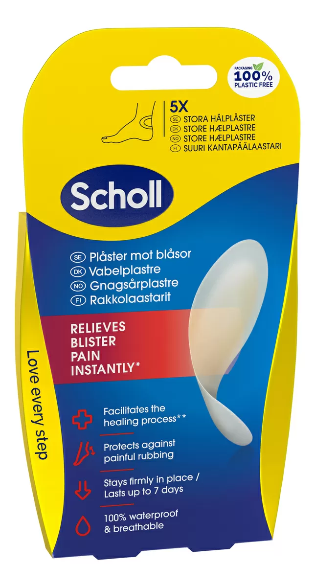 Scholl Blister Plasters Heel - 5 stk.