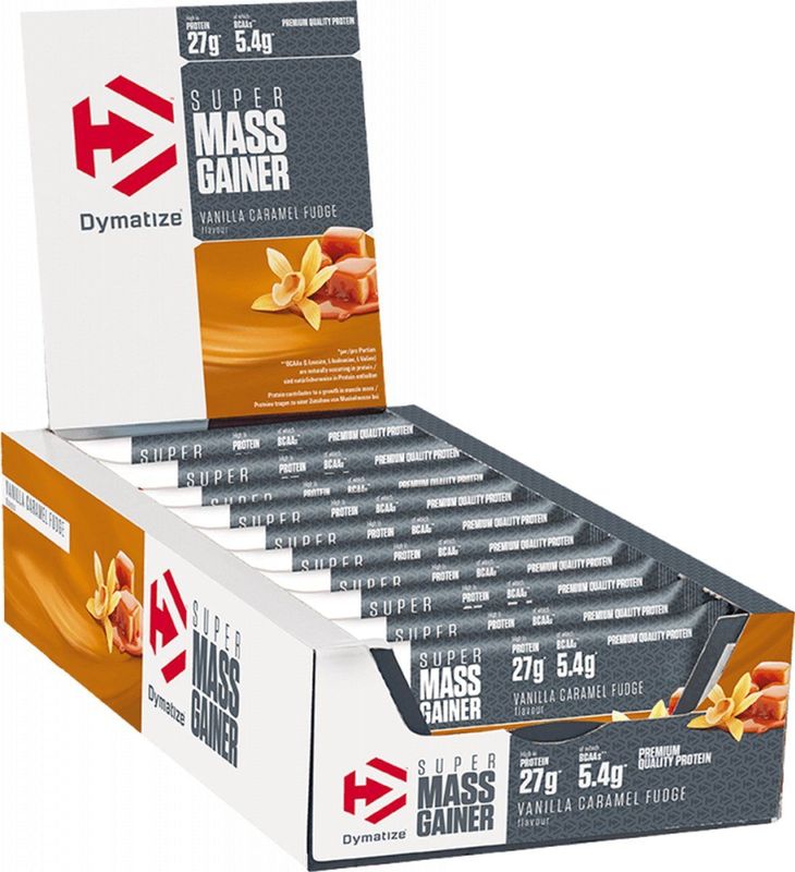 Dymatize - Super Mass Gainer Bars - Vanille Caramel - 10 Repen