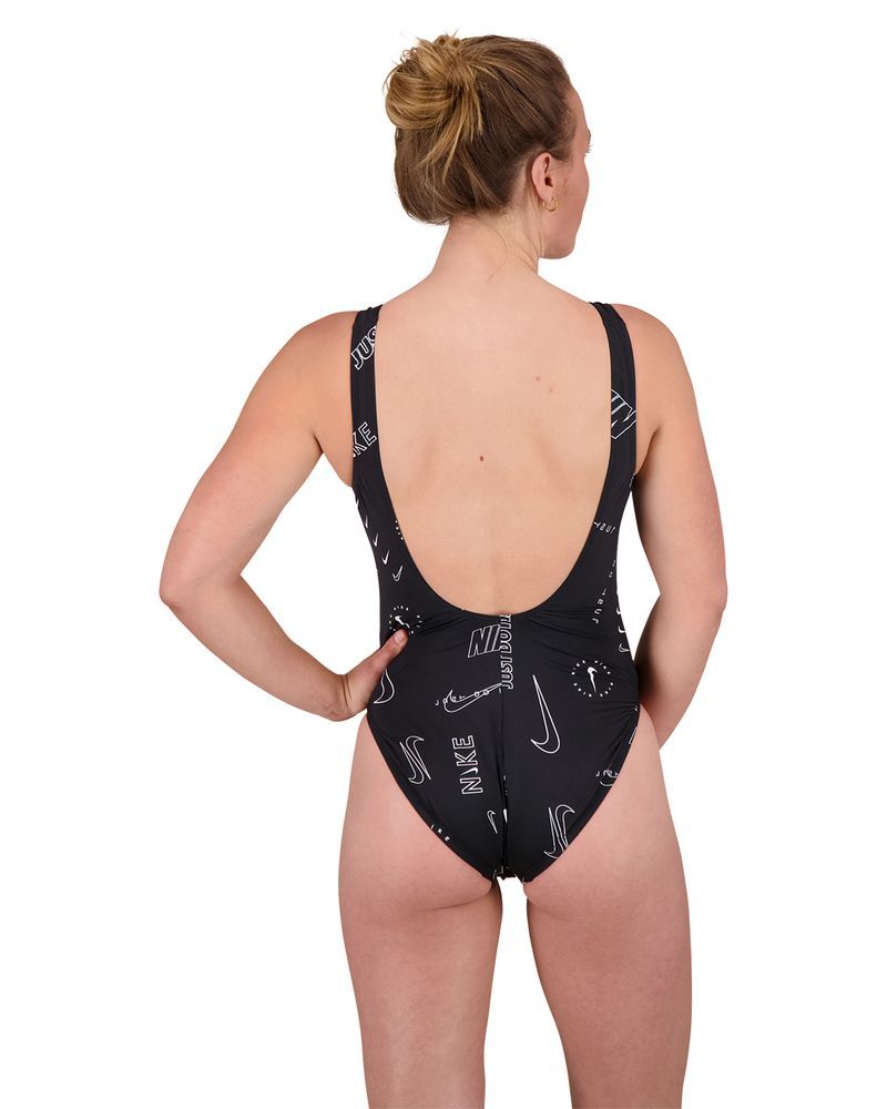 Maillot de bain 1 pièce Nike Swim Noir pour femme