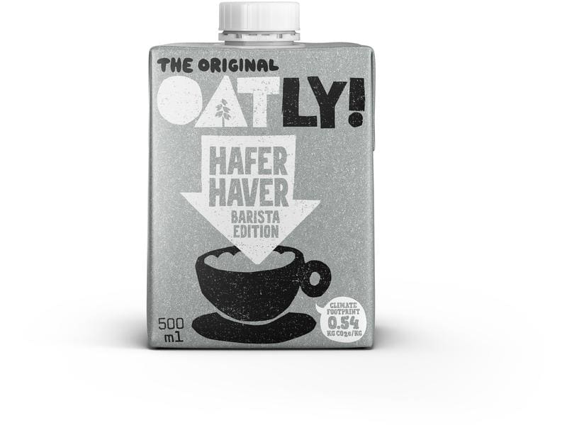 Oatly Oat Drink – Barista Edition 10 x 0.5 l Leckeres Hafergetränk für feine Kaffeekreationen