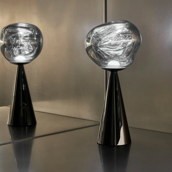 Tom Dixon - Melt LED Tischleuchte mit Akku, gold
