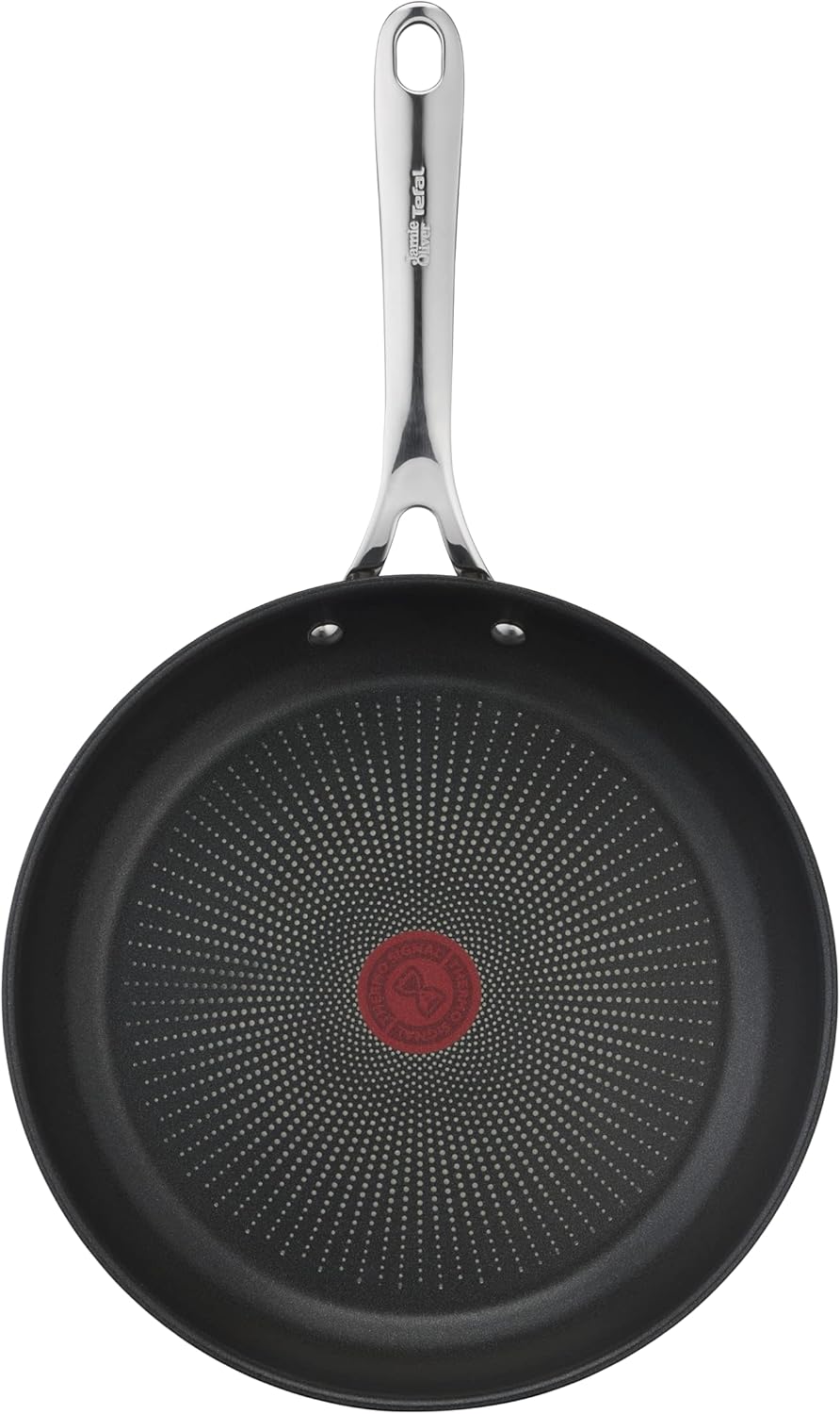 Tefal Jamie Oliver Cook Smart Pfannenset 20/24/28cm, Pfanne Induktion, sichere Titanium 2x Antihaftversiegelung, Antihaftpfanne,Thermo-Signal, für alle Herdarten geeignet, ergonomischer Griff, E310S3