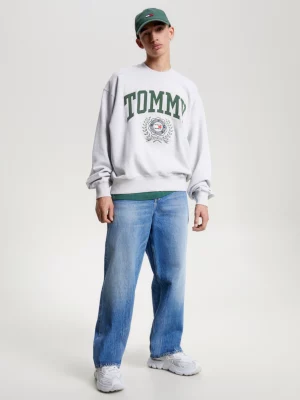 Moletom College Boxy Fit com Logo