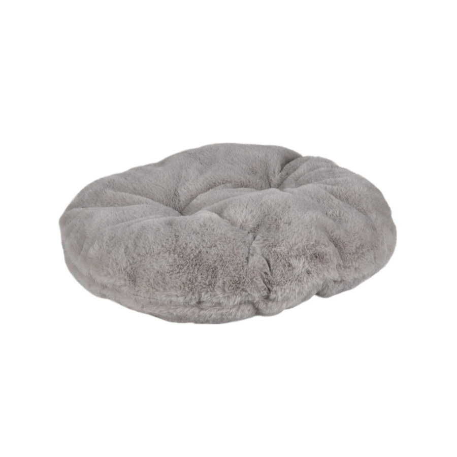 Cama/berço redondo cinza Flamingo Zinzi para cães