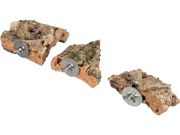 Trixie Landing area with screw attachment, cork, 8 × 12 cm