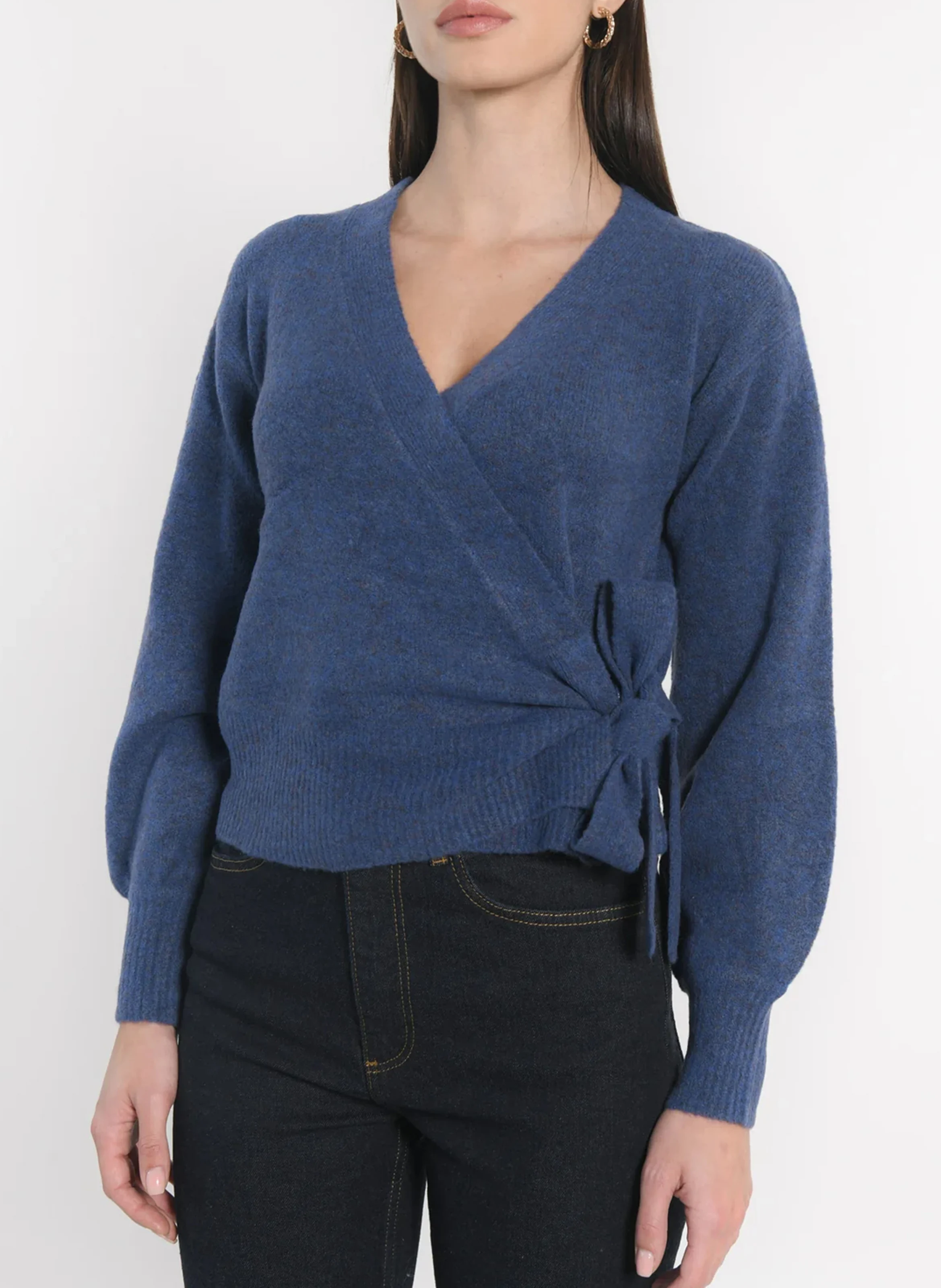 CONNIE - Gilet cache coeur | Bleu