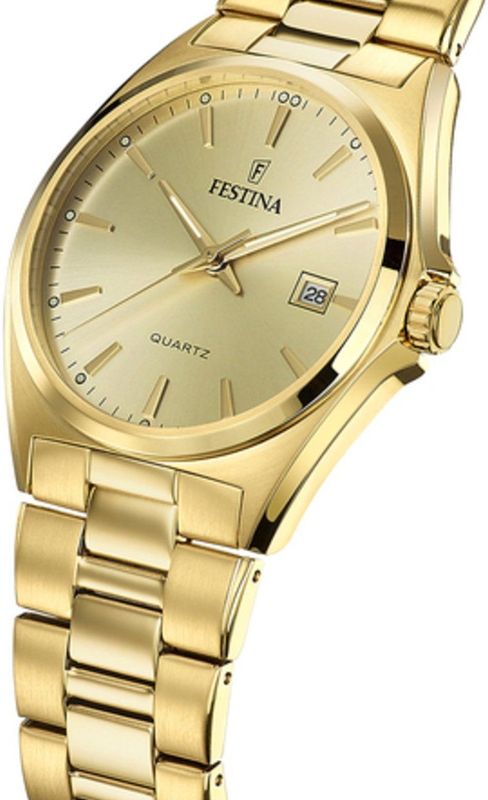 Festina - Klassik - Horloge - Goud - Analoog - 40 mm
