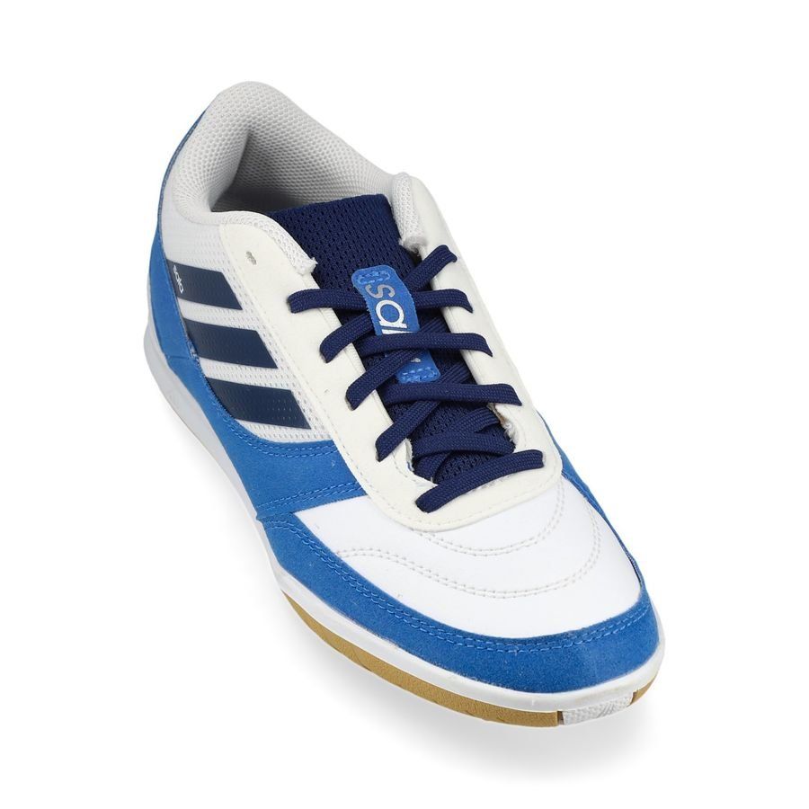 adidas Top Sala Competition IC - Blanc/Bleu Marine/Argenté Enfant