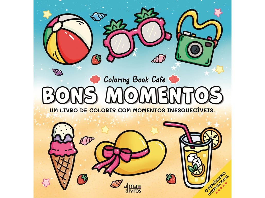 LIVRO BONS MOMENTOS COLORING BOOK
