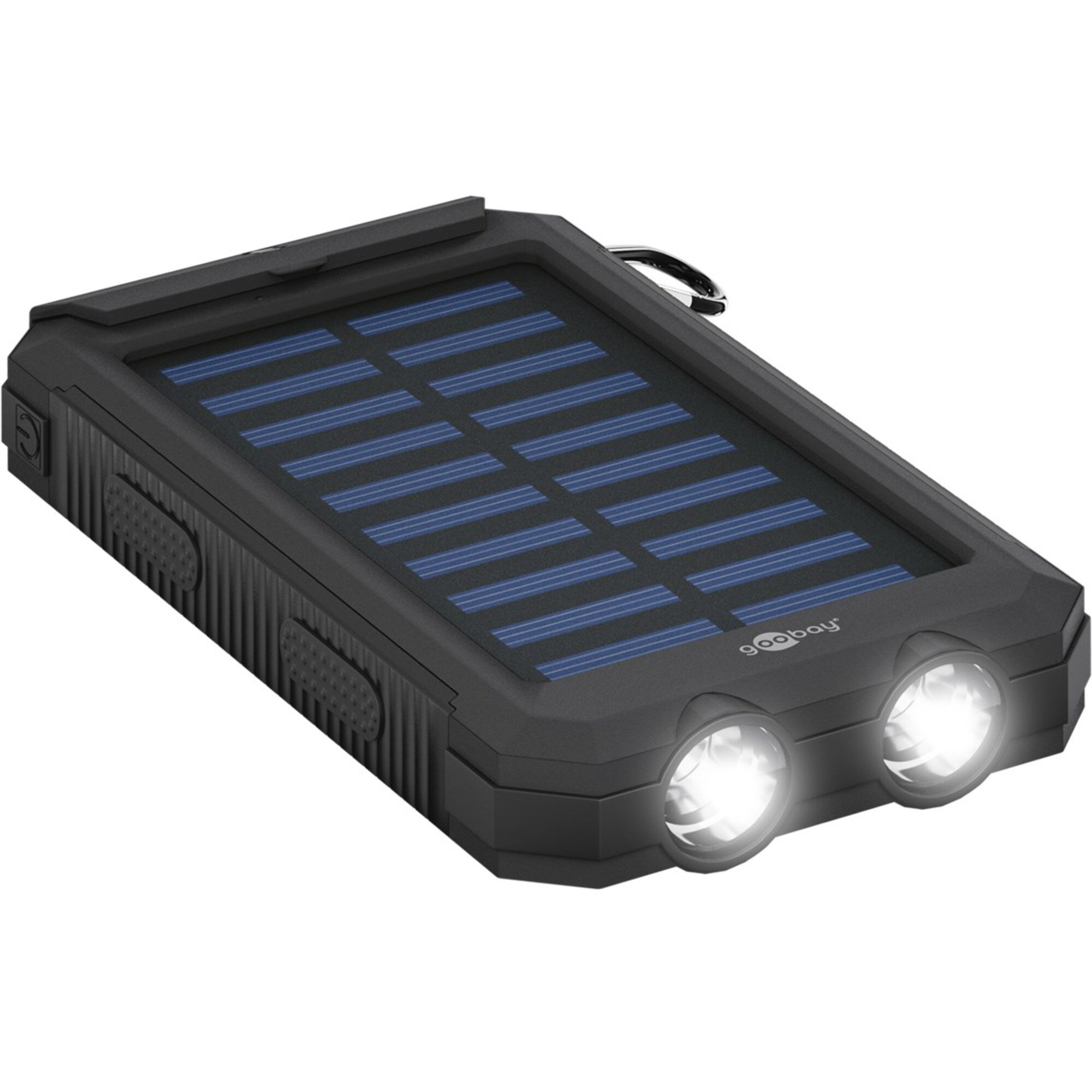 goobay Powerbank Outdoor Powerbank 8.0 mit Solar