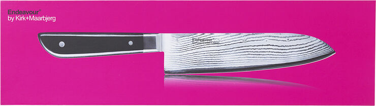 Endeavour Santoku - kniv 17,5 cm Sort