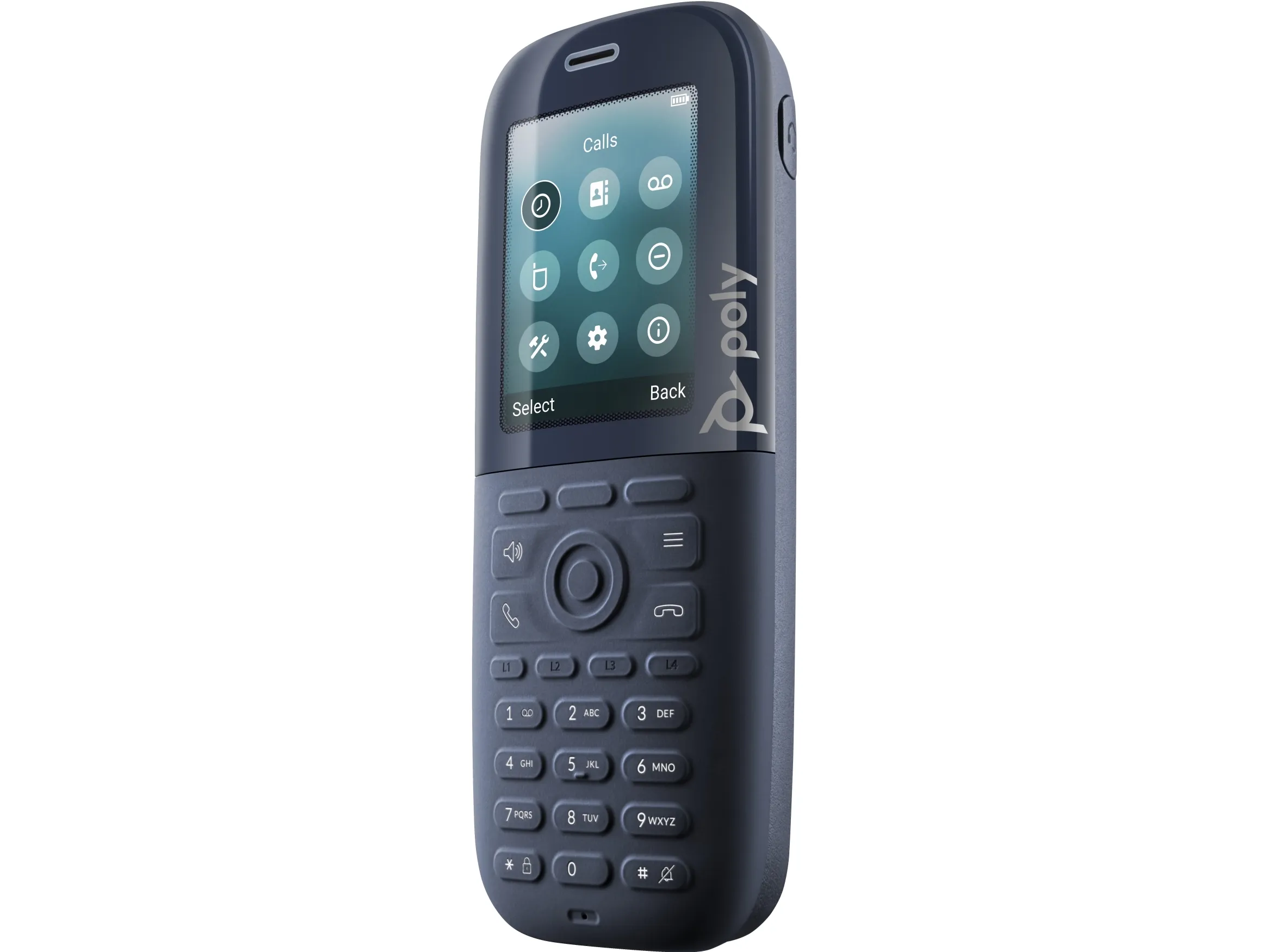 Poly Rove B2 Base Station and 30 Phone Handset Kit - Trådløs telefon med opkalds-ID/opkald venter - DECT - 3-vejs opkaldskapacitet - SIP, SIP v2, SIP over TLS, SIP over UDP, SIP over TCP, SDP, RTCP, RTP - sort
