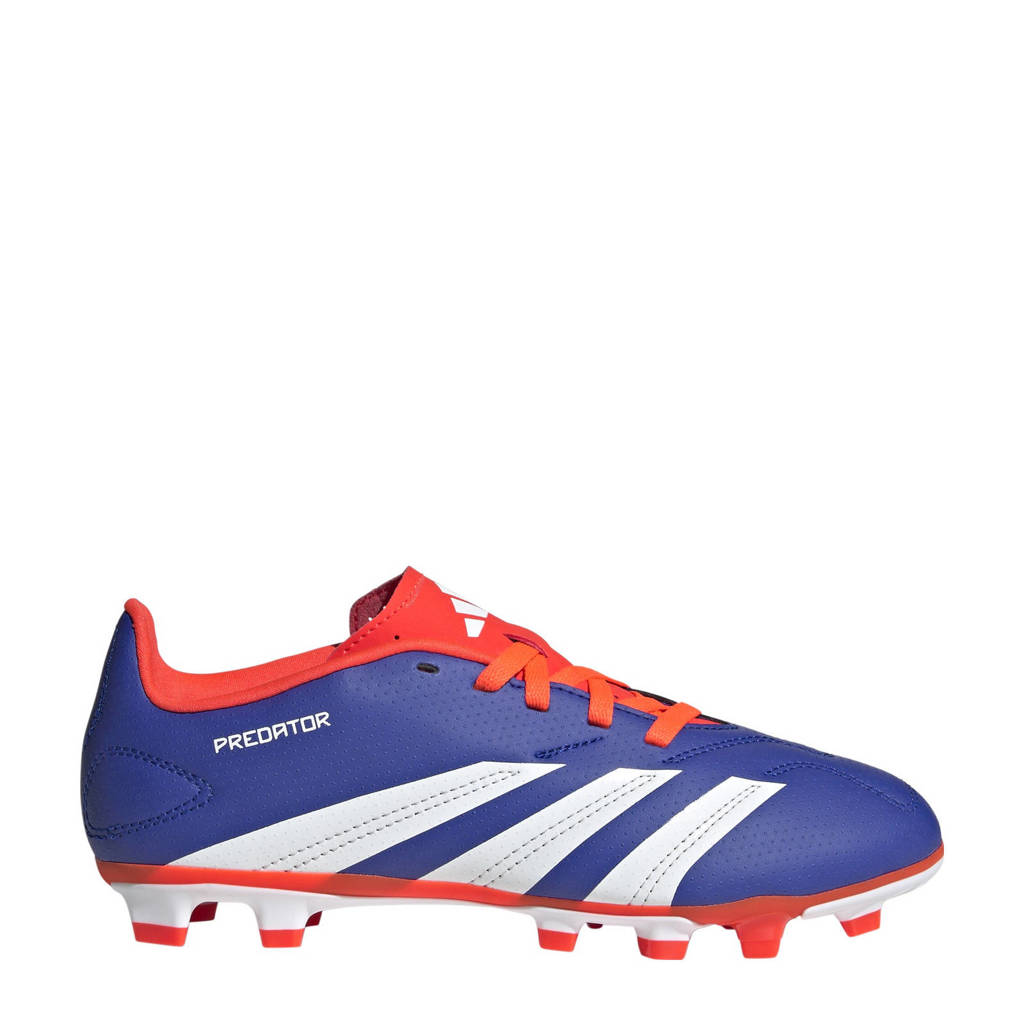 adidas Predator Clubjunior voetbalschoenen blauw/wit/rood