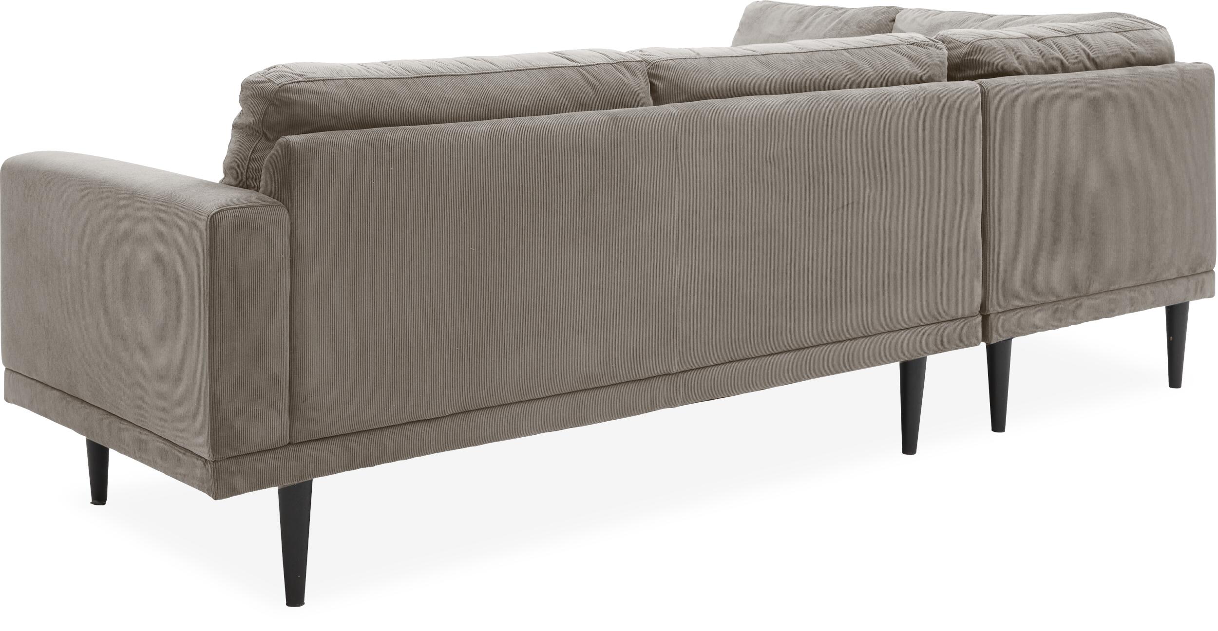 Mexico V1 venstrevendt hjørnesofa med pufafslutning