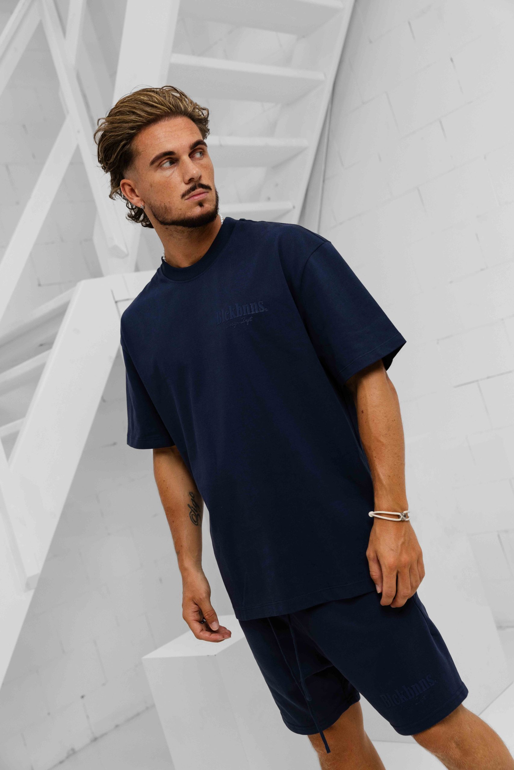 Black Bananas Design Dept Twinset Zomerset Heren Donkerblauw