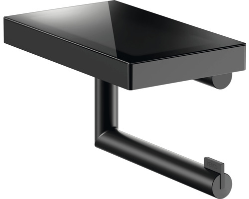 Toiletrolhouder KEUCO REVA Black Selection mat zwart 12873379000