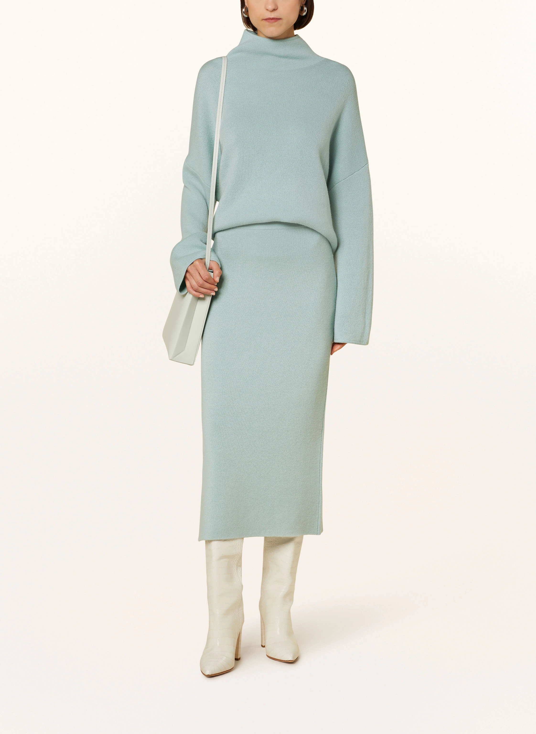 ALLUDE Strickrock mit Cashmere