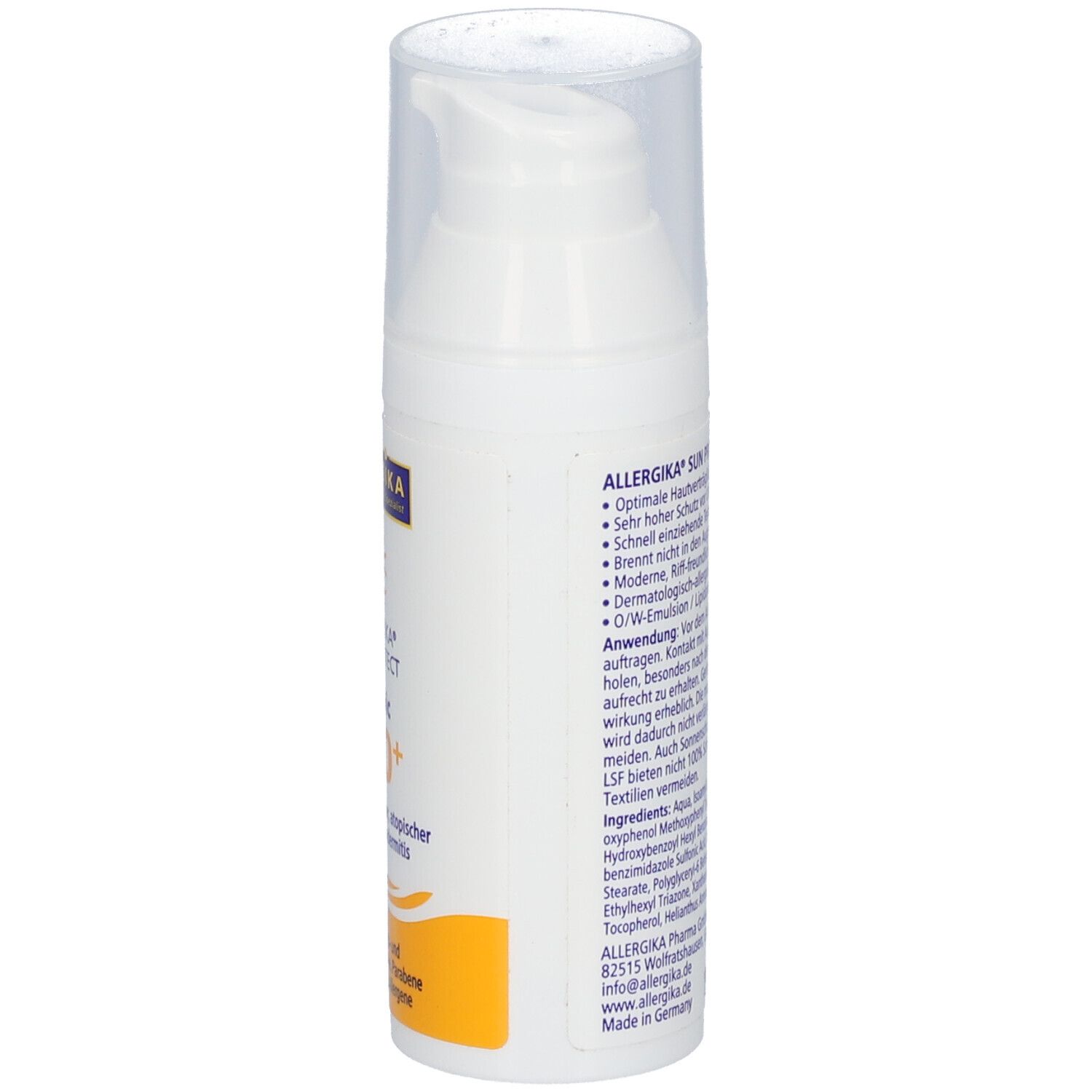 ALLERGIKA® SUN PROTECT Atopic SPF 50+ - Sehr hoher Sonnenschutz bei irritierter, atopischer Haut, Neurodermitis