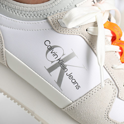 Baskets Retro Runner Laceup Refl 0742 Bright White