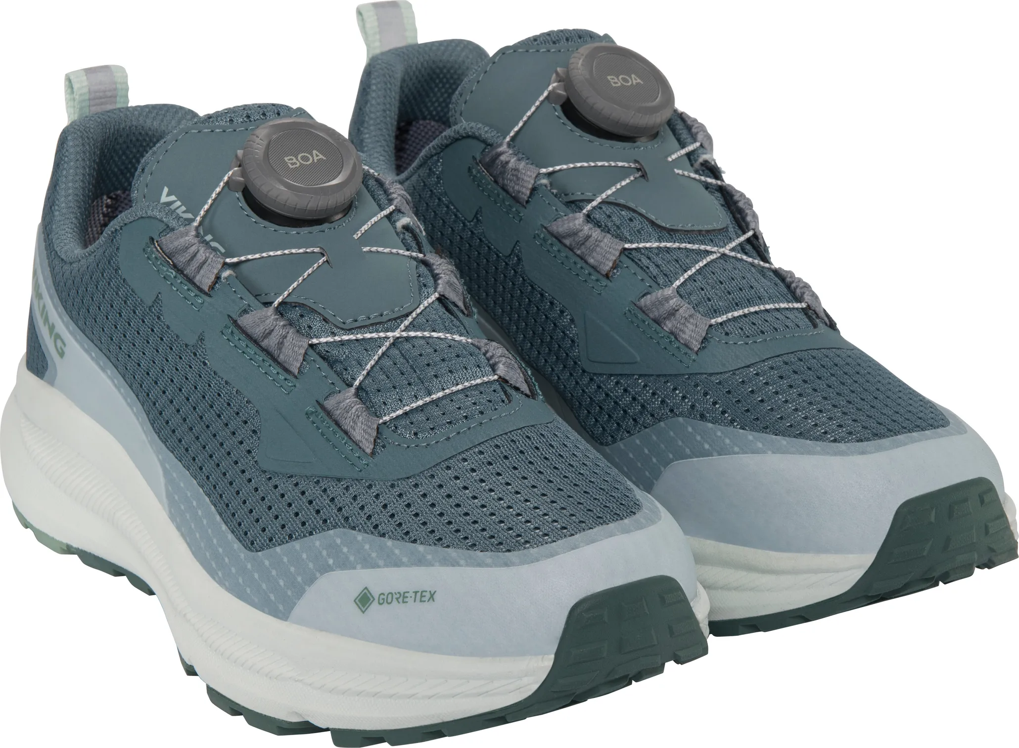 Viking Footwear Women's Motion Low Gore-Tex Boa Ocean/Green