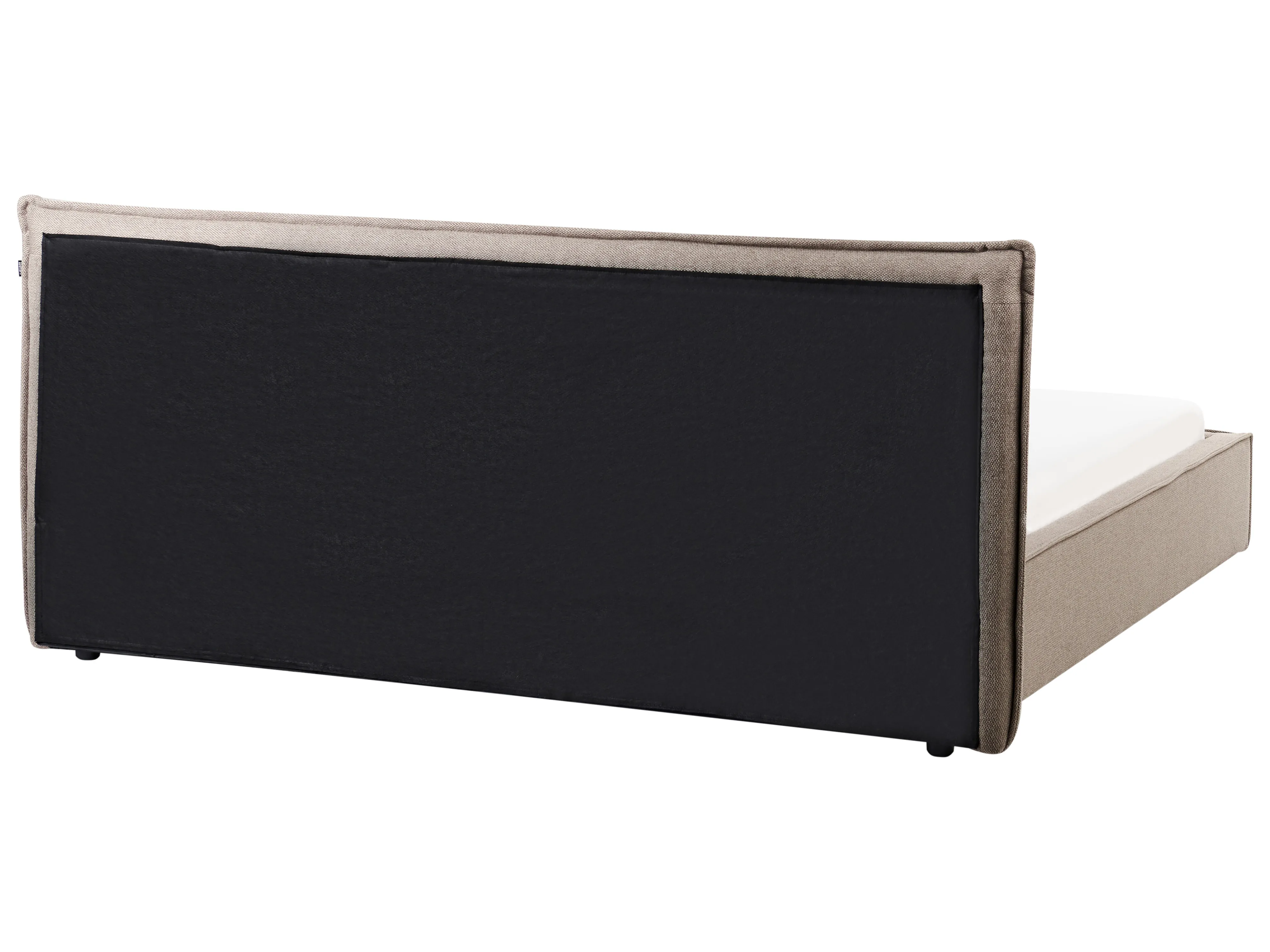 Bed Kunstlinnen LESTRE 180 x 200 cm Taupe