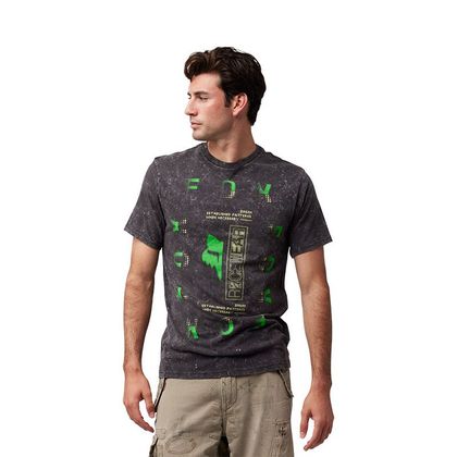 T-Shirt manches courtes Fox THROTTLE - Noir