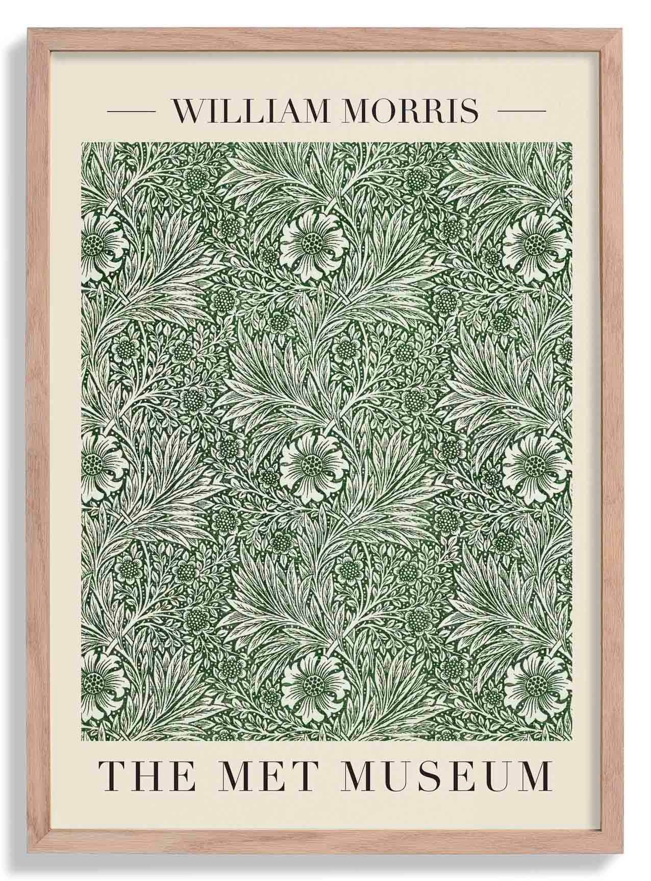 William Morris Marigold Pattern Kunstausstellung
