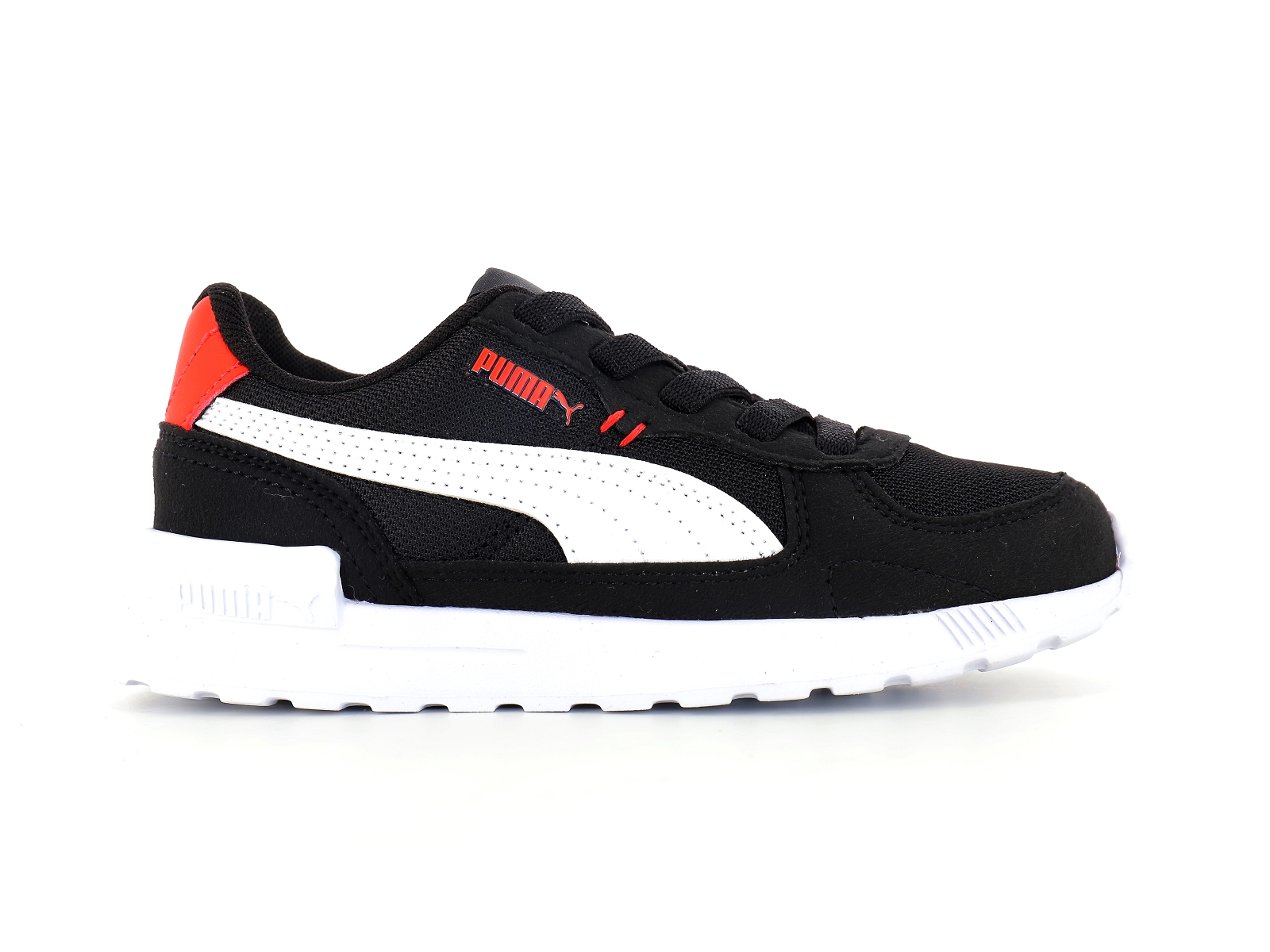 Puma-381988 Matières combinées Noir Rouge