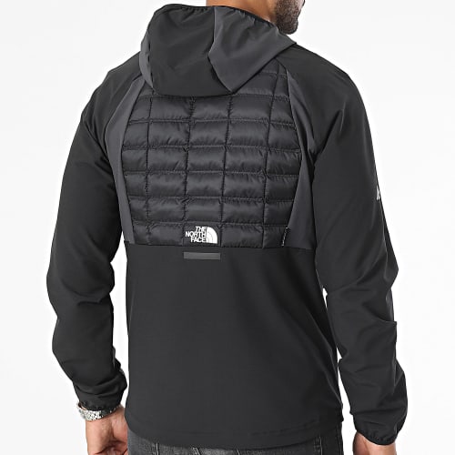 Sweat Capuche Zippé Lab Hybrid Noir
